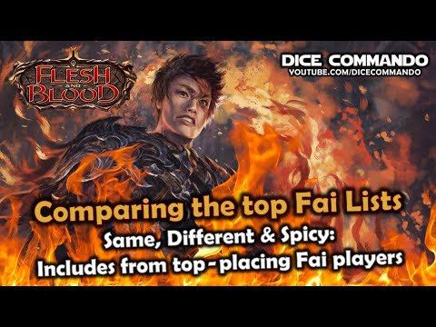 Flesh and Blood TCG | Go Again! Ep234 - Comparing the top Fai Lists (Jul 2022)