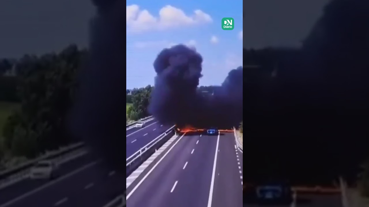 Imagem da notícia Acidente aéreo deixa 2 mortos na Itália; vídeo mostra ultraleve caindo na estrada