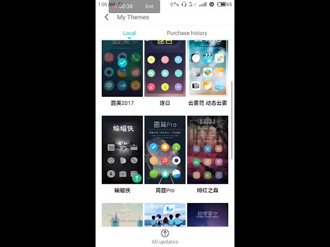 apply themes in flyme os