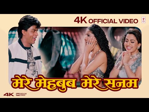 Mere Mehboob Mere Sanam (4K Video Song)  Udit Narayan, Alka Yagnik | Shah Rukh Khan, Juhi Chawla