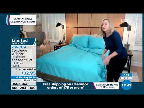 Concierge Collection 400TC 100% Cotton WrinkleResistant ...