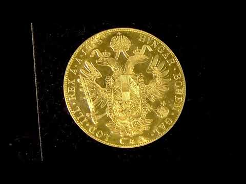 Austria 4 Ducats Gold Coin, Minted in 1915, Proof-Like Condition (0.4438 Oz)