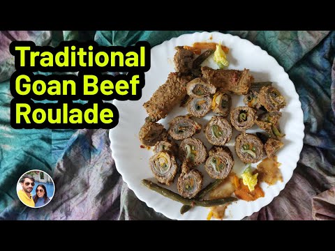 Authentic Goan Beef Roulade/Goan Beef Rolls/Goan Beef Roulade/Bife Rolado/Beef Olives/Beef Rouladen