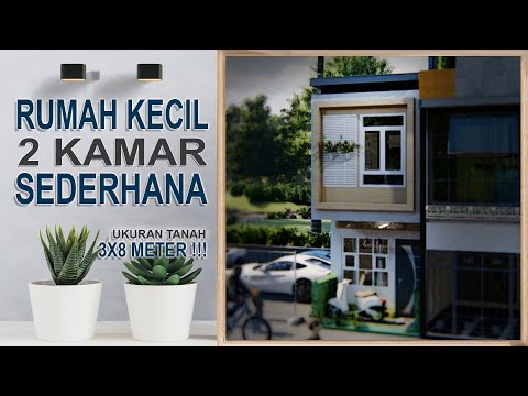 Solusi Rumah Gang 3x8 Meter Konsep Bukan Mezzanine | Casa 3x8 | Tiny House 3x8 M