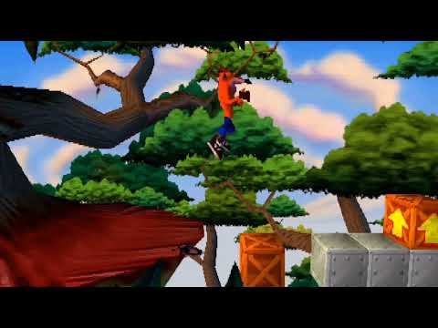 Crash Bandicoot- Native Fortess - PS1 - Emulated on Android using Retoarch