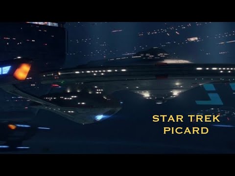 USS Titan attacks the assimilated Federation fleet!