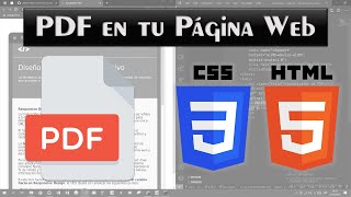 Cómo crear un visualizador / lector de PDF usando HTML y CSS | Inserta un PDF en tu página web