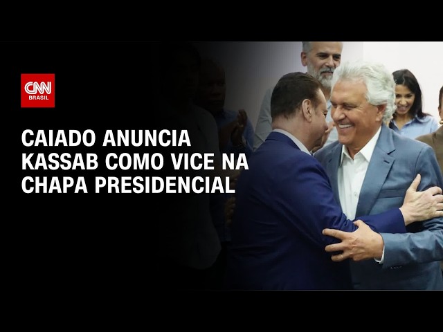 Ronaldo Caiado anuncia Kassab como vice na disputa pela Presidência | BASTIDORES CNN