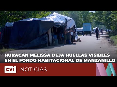 Huracán Melissa deja huellas visibles en el fondo habitacional de Manzanillo