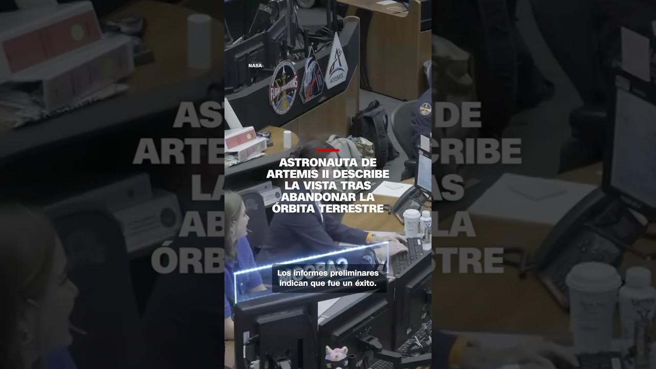 Escucha a astronauta de Artemis II describir la vista tras abandonar la órbita terrestre