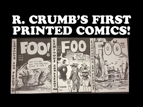 FOO! Robert Crumb's First Published Comics! 1958!