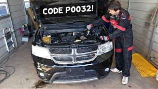 CODE P0032 HO2S HEATER CONTROL CIRCUIT HIGH BANK 1 SENSOR 1 DODGE JEEP CHRYSLER