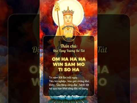 OM HA HA HA WIN SAM MO TI SO HA - Ch&uacute; Địa Tạng Vương Bồ T&aacute;t