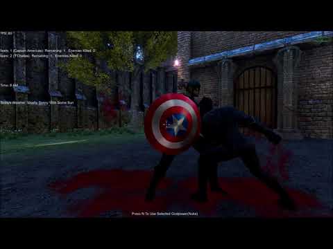Captain America v Black Panther - 1st Round - Ultimate Epic Battle Simulator (UEBS)