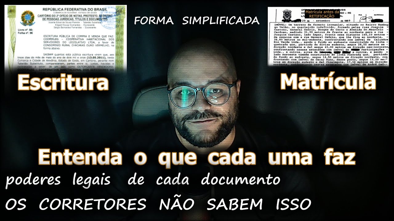 ESCRITURA E MATRÍCULA, entenda a diferença e os passos entre uma e outra