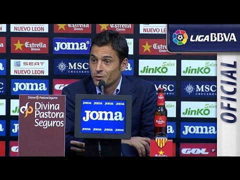 Rueda de Prensa de Francisco Rodríguez tras el Valencia CF (1-2) UD Almería - HD