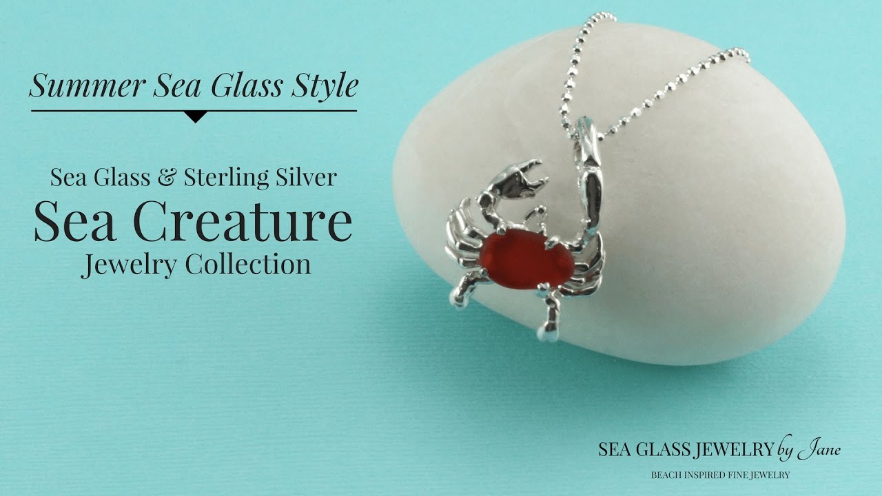 Sea Creature Collection - Sea Glass Jewelry Necklace Charms & Pendants