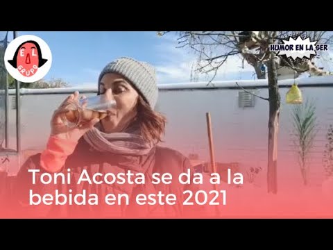 Toni Acosta se da a la bebida en este 2021