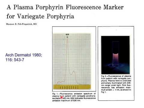 APFCB Masterclass: Porphyrias