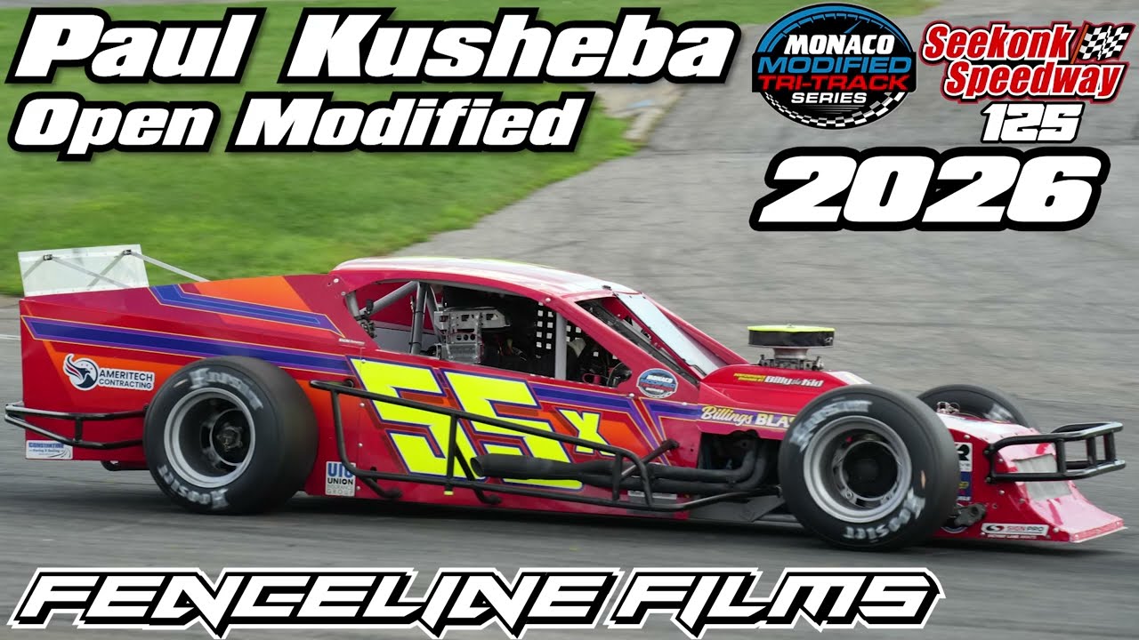 Paul Kusheba Monaco Tri Track Modified Seekonk Speedway 125 2026
