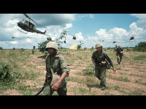Long cool woman in a black dress - Vietnam War