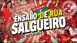 🟢 AO VIVO IRL:🔥 A Rainha Chegou! Ensaio de Rua do Salgueiro com Viviane Araújo! #riodejaneiro #rj