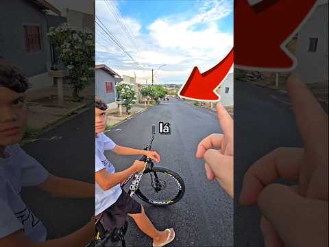 DESAFIEI ELE E O FINAL FOI INSANO 🤯🔥 #bike #graudebike #wheelie #bici #videosdebike