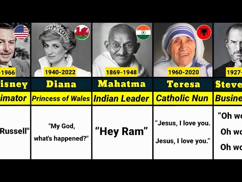 Dead Famous People and Their Shocking Last Words