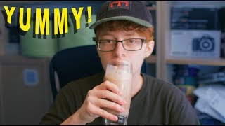 Drinking chocolate milk &amp; answering questions