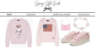 ⭐️it girl spring style guide!⭐️