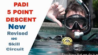 5 Point Descent Over a Sensitive Bottom | PADI Divemaster and IDC Skill Circuit