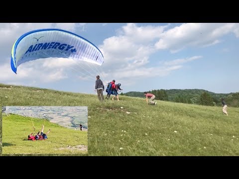 Paragliding Tandem Fail * Disaster * Incasinato * Versauen - Monte Valinis Meduno Italy - 13-06-2019