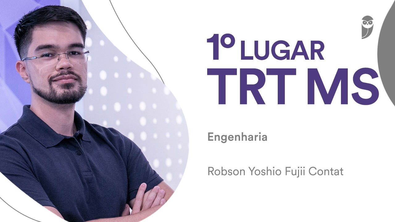 Baile dos Primeiros: Robson Contato, aprovado em 1º lugar para Engenharia no TRT MS