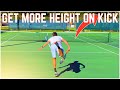 How to Get More Height on the Kick Serve | Tennis Technique