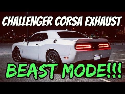 Reving my Corsa Xtreme Cat Back Exhaust on a Challenger RT Plus