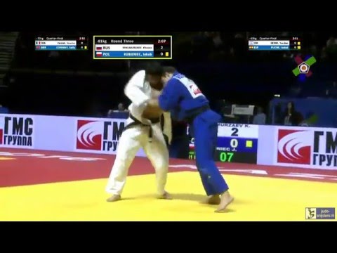 Judo 2016 European Championships Kazan: Khalmurzaev (RUS) - Kubieniec (POL) [-81kg]