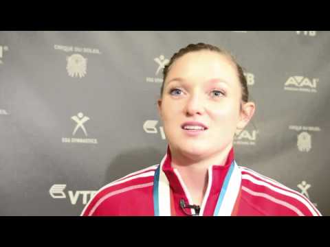 Rosie MacLennan - Interview - 2014 world trampoline and tumbling championships