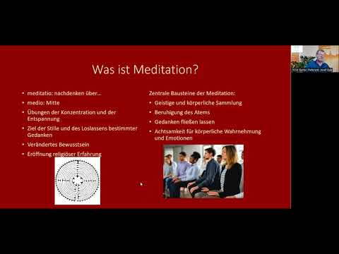 TCM-Akademie Vortrag | „Die Kraft der Meditation“ von Josef Epp