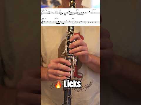 Burnin jazz licks over a Autumn Leaves #clarinet #saxophone #jazz