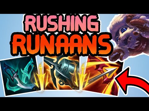 RUSHING RUNAAN'S HURRICANE ON GNAR!!! Season 11 Gnar Gameplay & Highlights!!!