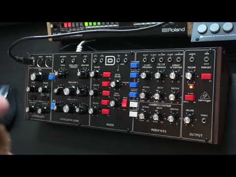 Behringer Model D demo 01