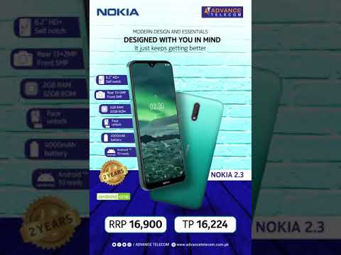 Nokia 2.3 new  modal with ameezing features