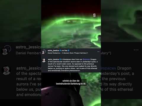 Video Thumbnail: Aurora Australis aus dem All gesehen | DER SPIEGEL Shorts