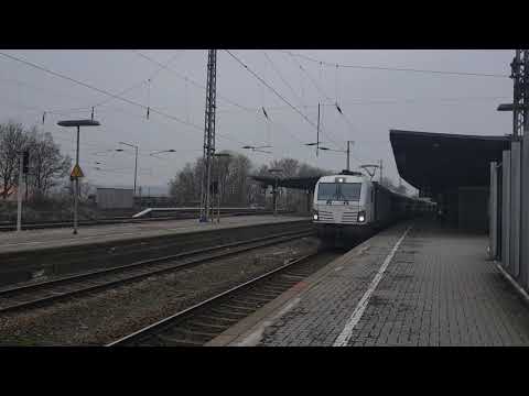 Ausfahrt FLX 20 mit RPOOL 193 813 in Osnabrück + Gruß