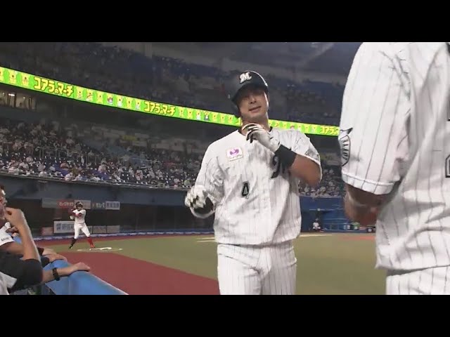 【4回裏】マリーンズ・藤岡 ライトスタンドへ叩き込むホームランで追加点を奪う!! 2020/9/14 M-B