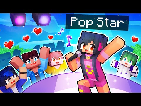 Aphmau - Playing as a SUPER POP STAR In Minecraft!