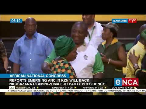 Discussion ANC KZN will back NDZ for party presidency?
