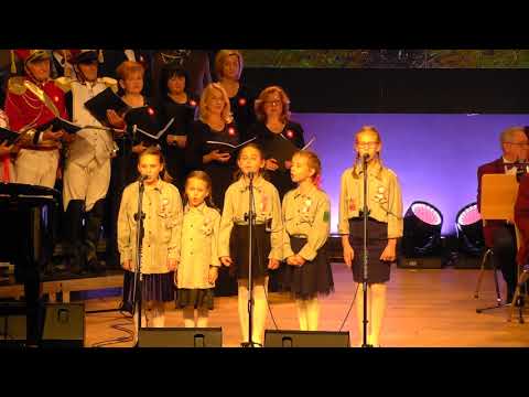 Hymn Strzelecki w wykonaniu Zespołu Dziecięcego ZIARENKO. Stare Babice, 11.11.2018