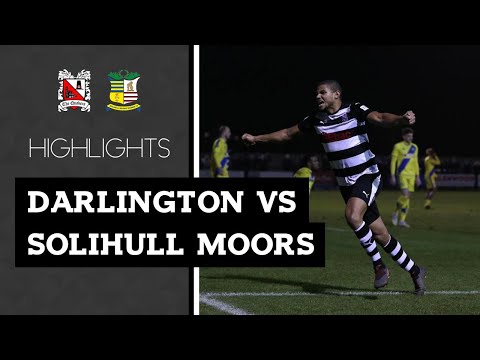 Darlington 1-0 Solihull Moors - FA Trophy - 2019/20