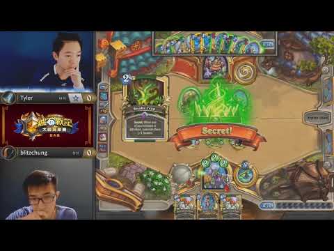 《爐石戰記》亞太區大師職業賽 - 第四周第一天 | Tyler vs blitzchung